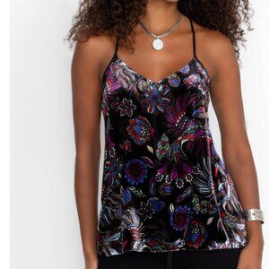 Johnny Was Velvet "Avya" Top, NWT